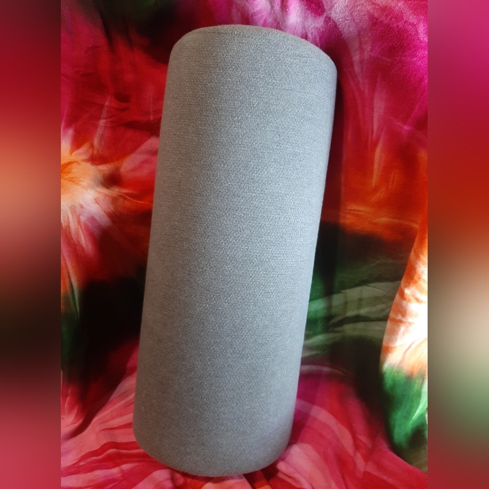 Gray Cylindrical Home Decor Piece